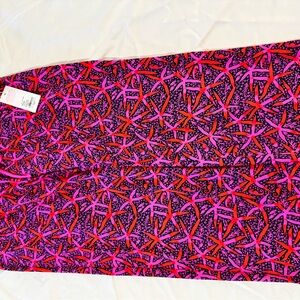 Lilly Pulitzer NWT Pajama pants Vibrant Starfish Pattern Skirt